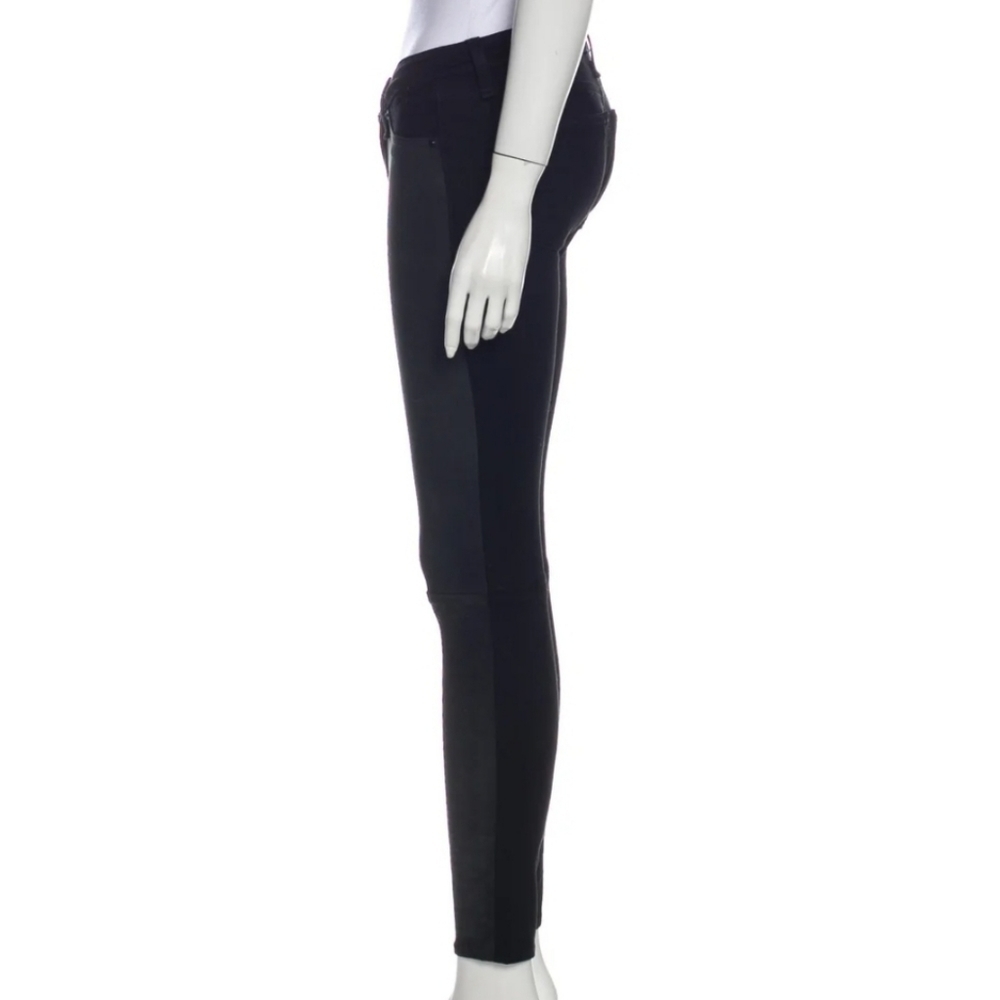 rag & bone | Lamb Leather + Denim Skinny - Picture 2 of 3